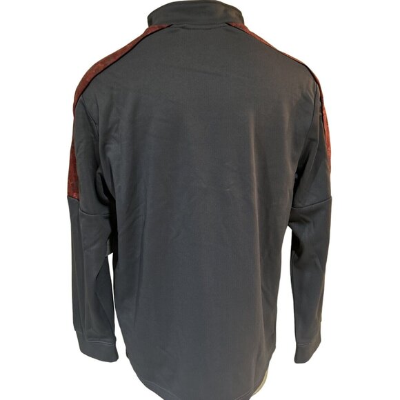 Louisville Cardinals 1/4 Zip Camo Pullover SweatShirt Jacket Red Mens L New - Picture 6 of 7